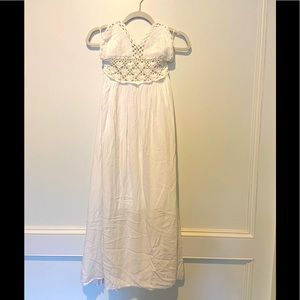 Long white dress XS